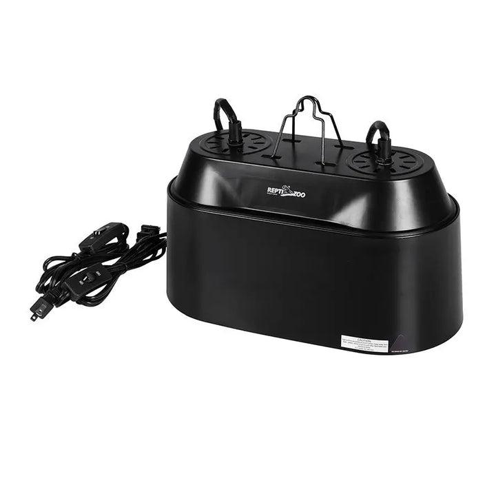 Reptizoo 2 In 1 Double Dome Lamp Fixture 200W Lighting