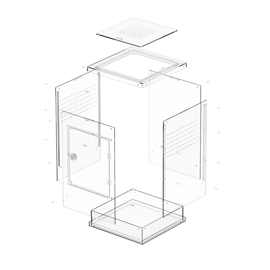Buy ReptiZoo Acrylic Enclosure Flatpack online