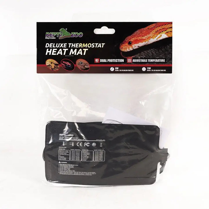 Reptizoo Deluxe Thermostat Heat Mat 100 X 178Mm 6W Heating