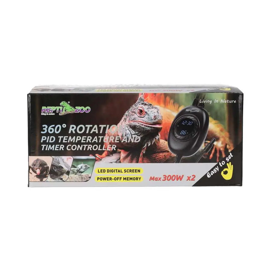 ReptiZoo Dual Plug Dimming Stat & Timer 300w Heating