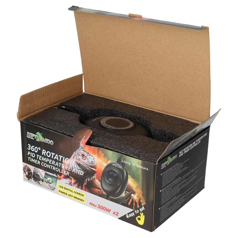 ReptiZoo Dual Plug Dimming Stat & Timer 300w Heating