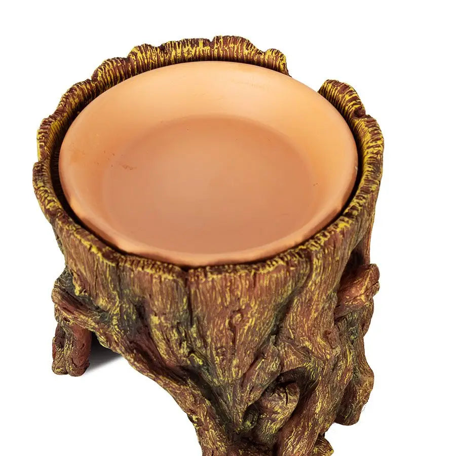 Buy ReptiZoo Humid Tree Stump Hideout and Dish online