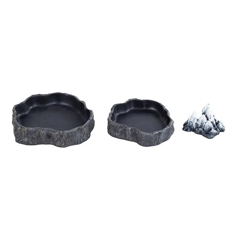 Buy ReptiZoo Mountain Food and Water Dish Set online