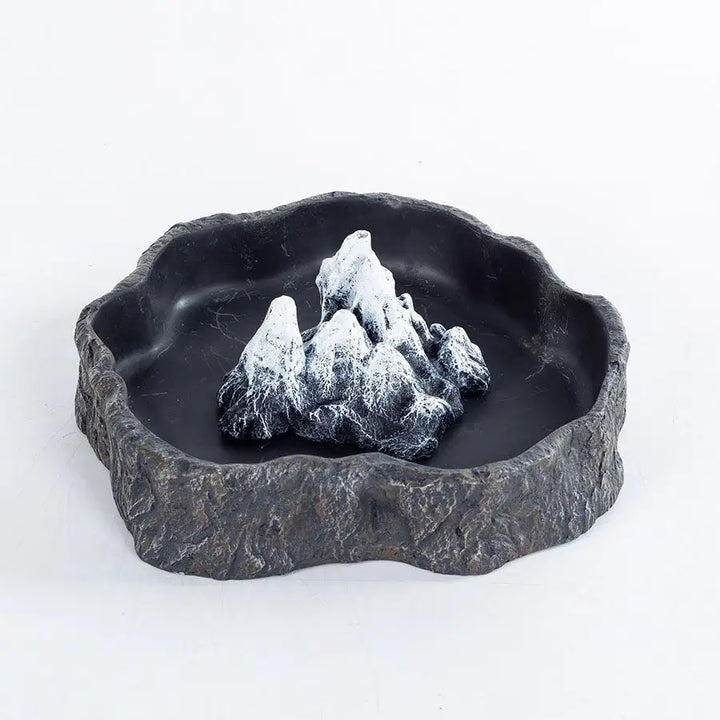 Reptizoo Mountain Food And Water Dish Set Decor