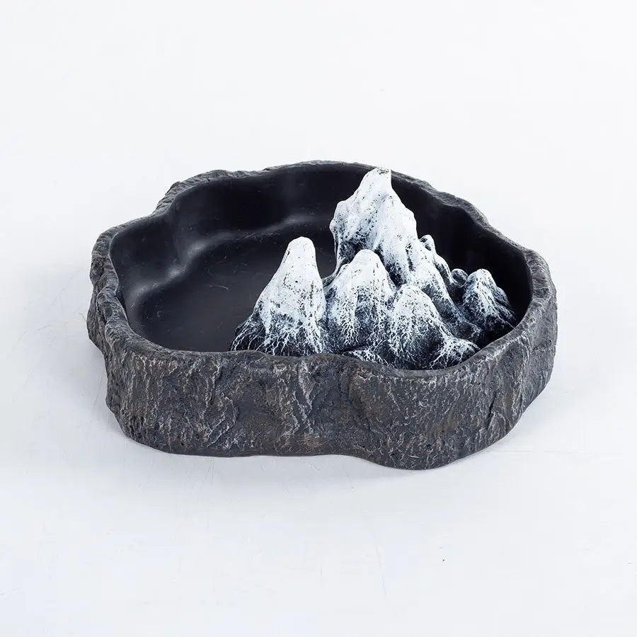 Reptizoo Mountain Food And Water Dish Set Decor