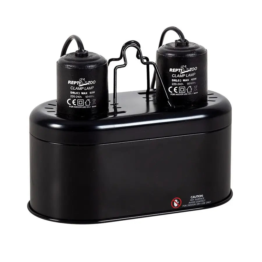 Reptizoo Mini Duel Lamp Dome Lighting