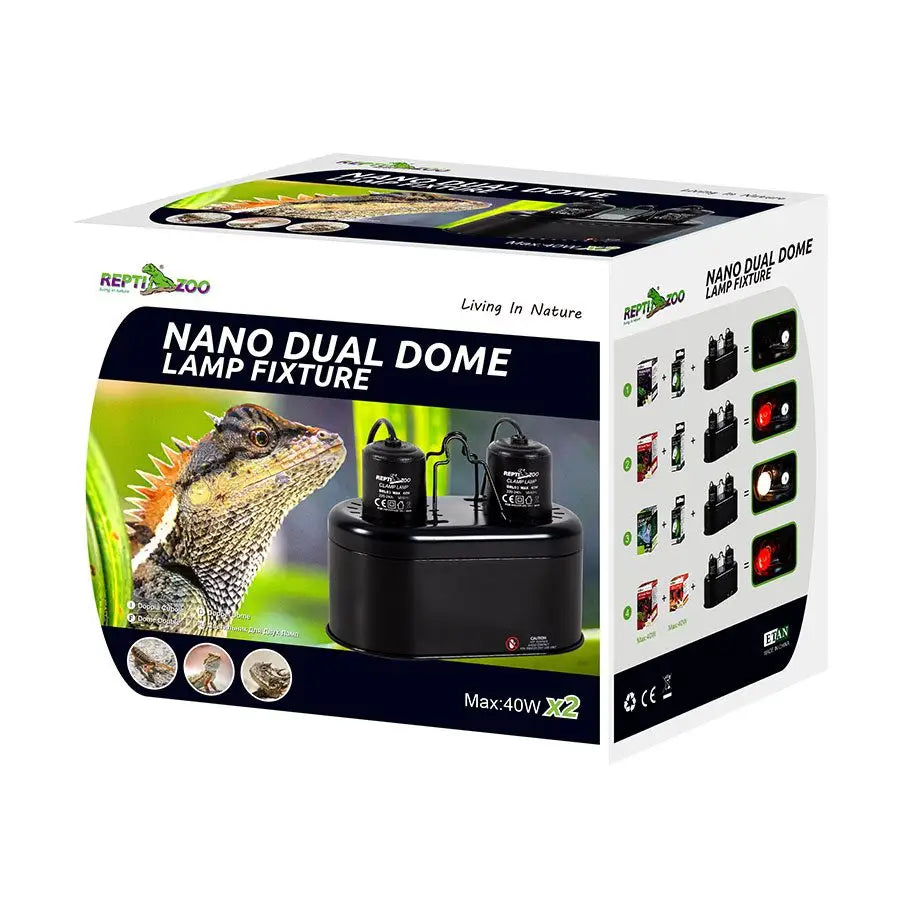 Buy ReptiZoo Nano Dual Dome Lamp Fixture online