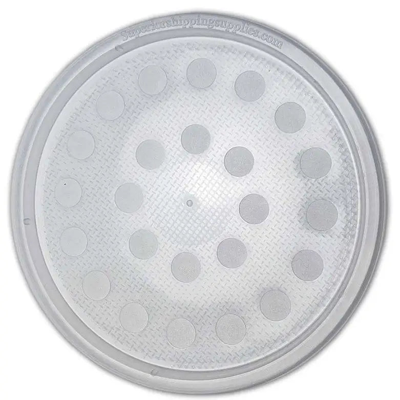 Buy Round Deli Cup Lid Poly Fibre Vent Holes online