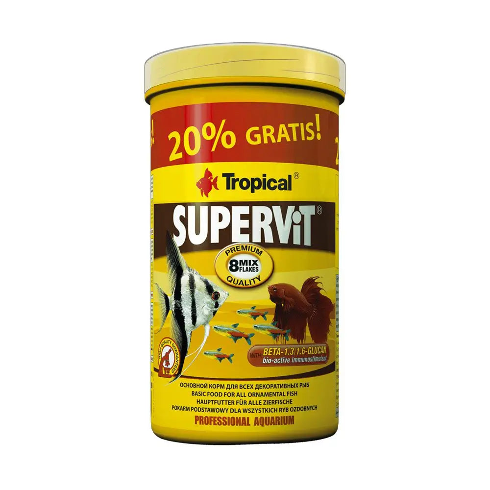 Tropical Supervit 200g/1000ml Fish Supplies