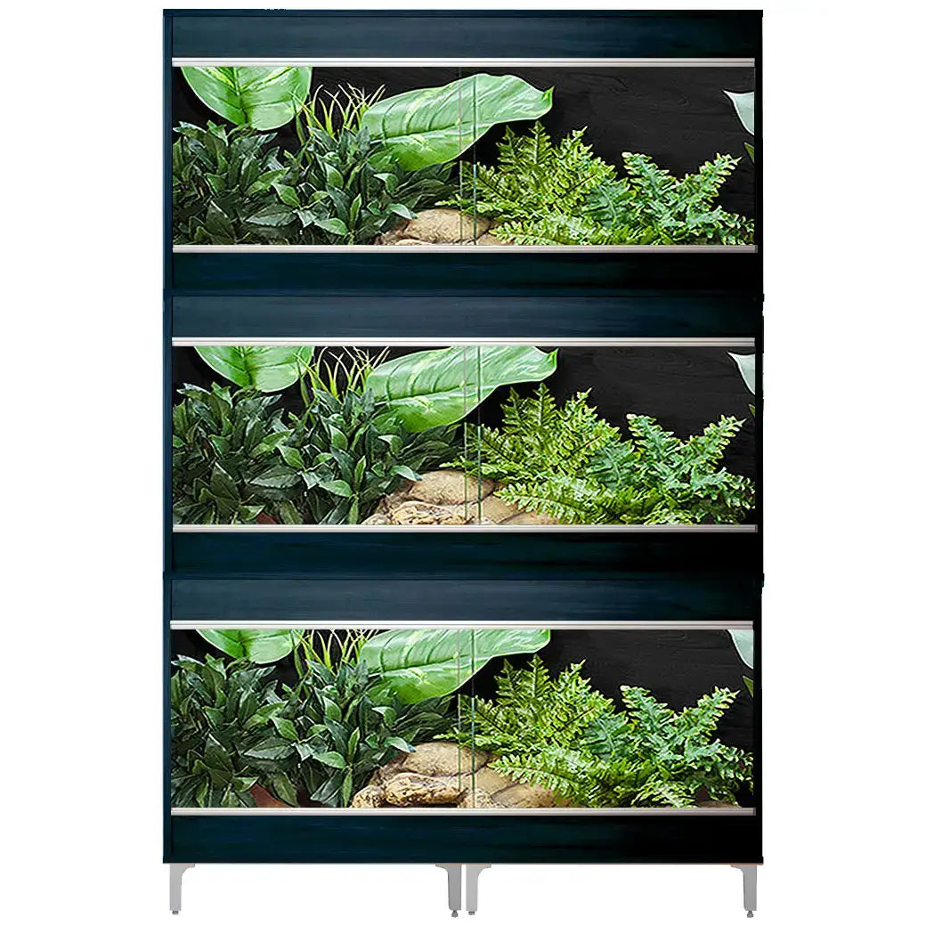 Buy Vivexotic Repti-Home 3-Stack Vivariums - Maxi Large 115cm Black online