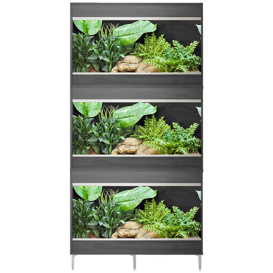 Buy Vivexotic Repti-Home 3-Stack Vivariums - Maxi Medium 86cm (TVV1891G|TVV1891G|TVV1891G|TVV902|TVV902|TVV902) Online at £352.77 from Reptile Centre