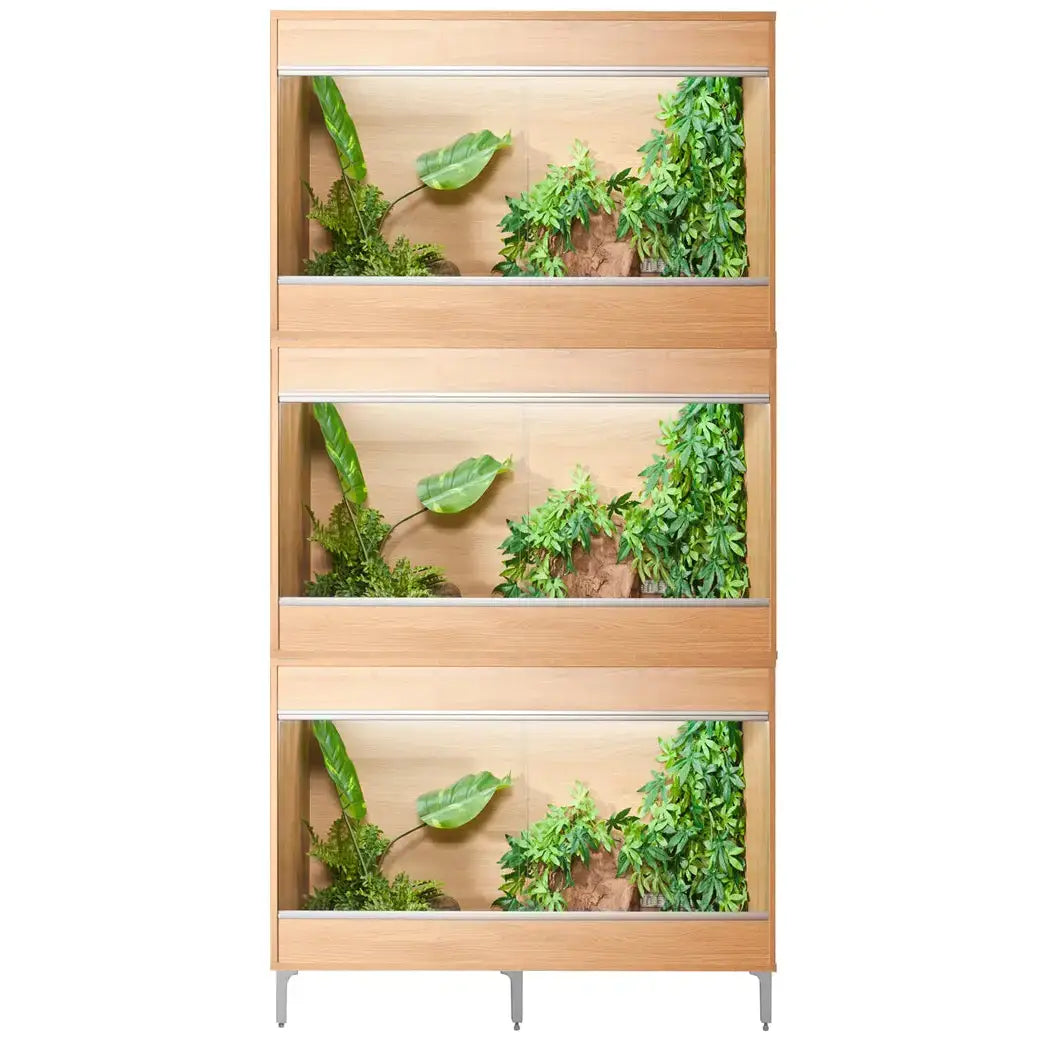 Buy Vivexotic Repti-Home 3-Stack Vivariums - Maxi Medium 86cm Oak online
