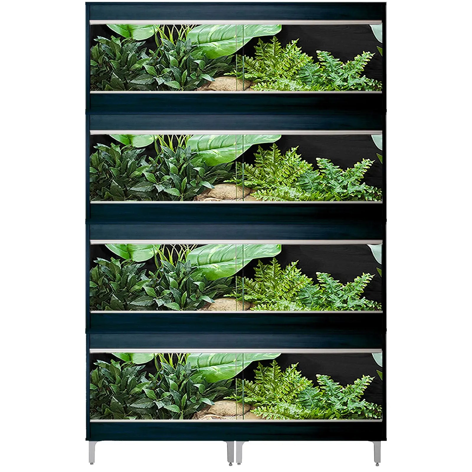Buy Vivexotic Repti-Home 4-Stack Vivariums - Large with Feet 115cm Black online