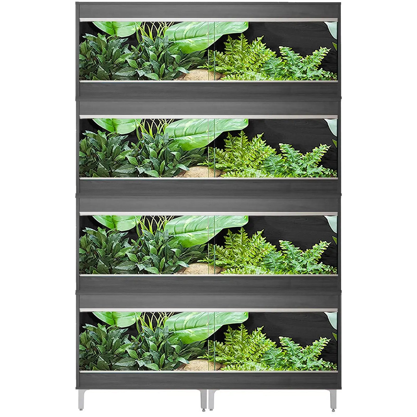Buy Vivexotic Repti-Home 4-Stack Vivariums - Large with Feet 115cm Grey online