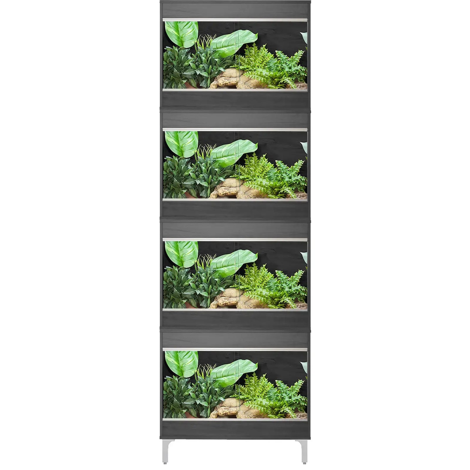 Buy Vivexotic Repti-Home 4-Stack Vivariums - Small with Feet 57.5cm Grey online