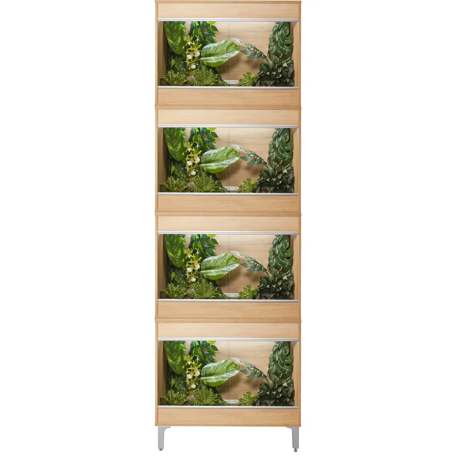 Buy Vivexotic Repti-Home 4-Stack Vivariums - Small with Feet 57.5cm Oak online