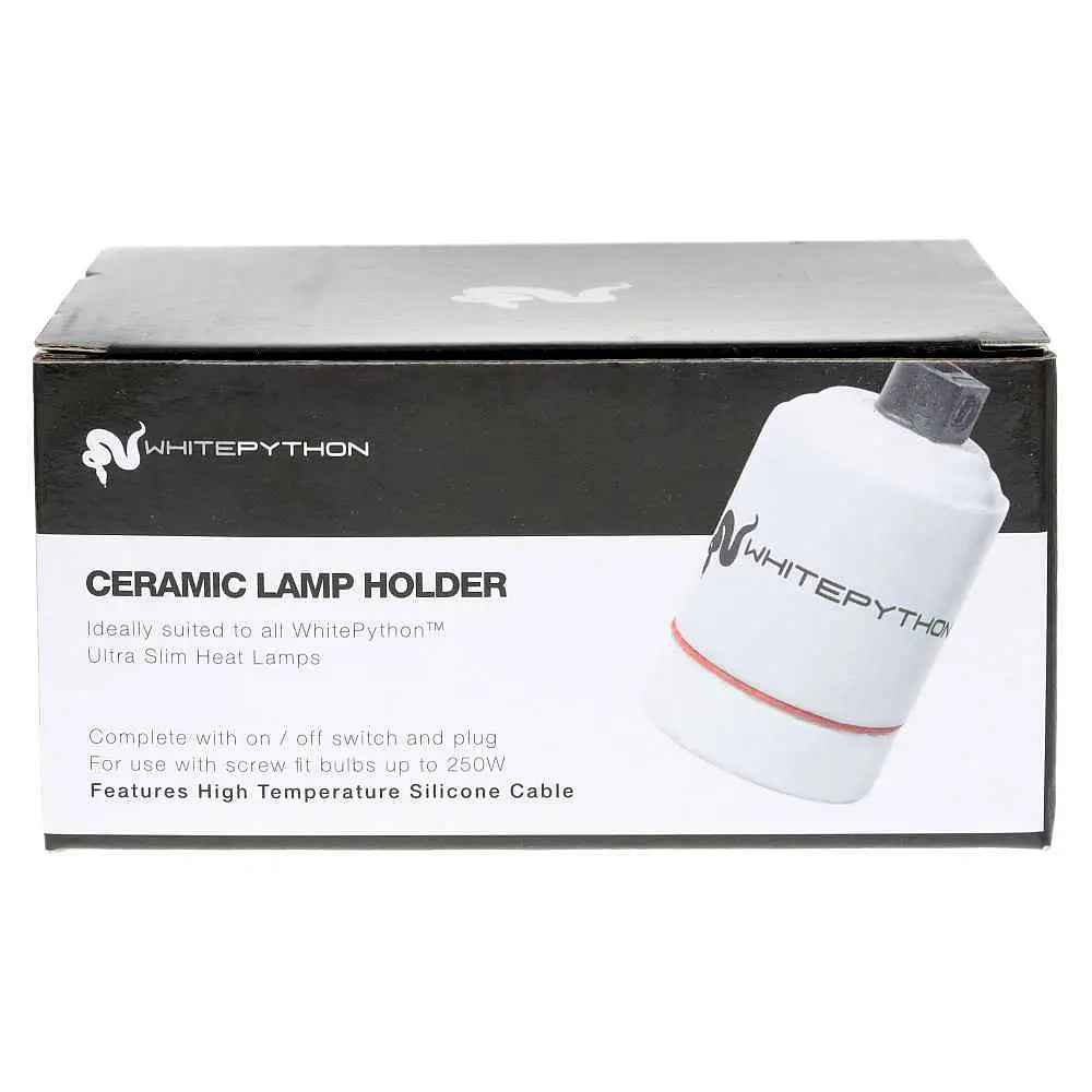 Buy White Python Ceramic Lamp Holder online