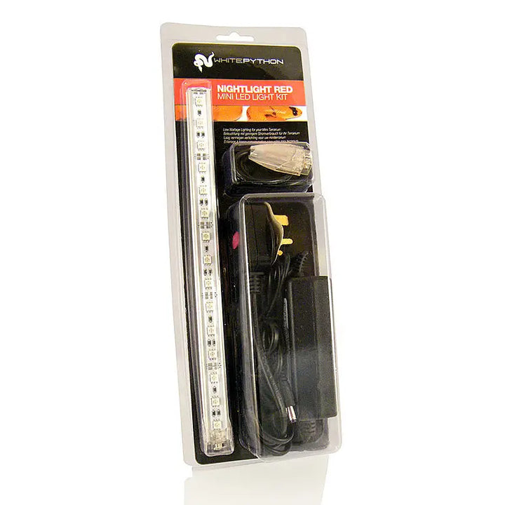 Buy White Python LED Nightlight Red Strip Kit (LWL020) Online at £23.59 from Reptile Centre