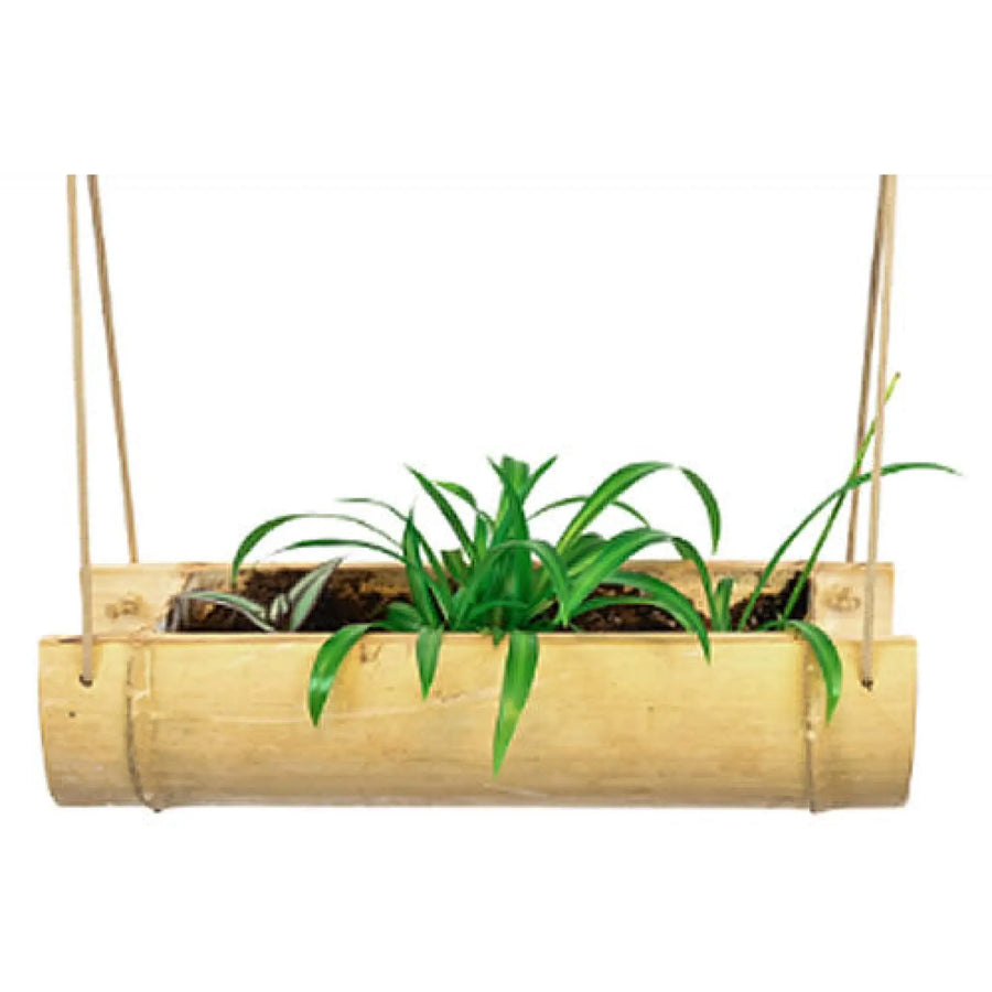 Zen Habitats Bamboo Planter Short 13’ Decor
