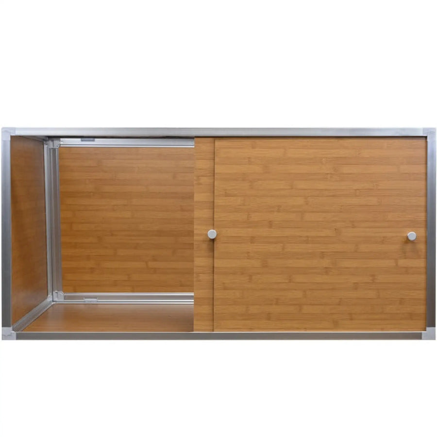 Zen Habitats Meridian Cabinet Stand 48’X24’X24’ Bamboo Vivariums