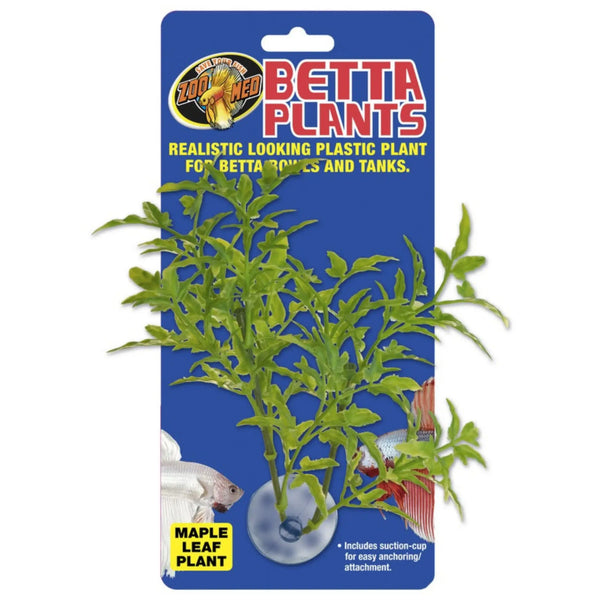 ZOO MED BETTA PLANTS MAPLE LEAF PLASTIC PLANT ZOO MED BETTA PLANTS MAPLE LEAF PLASTIC PLANT