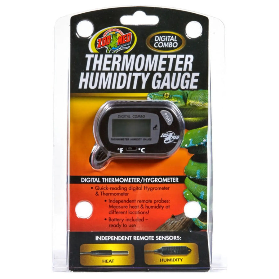 Buy Zoo Med Digital Combo Thermo Humidity Gauge (CZT032) Online at £15.49 from Reptile Centre