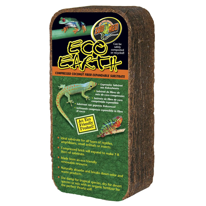 Buy Zoo Med Eco Earth Substrate Block (SZE005) Online at £3.49 from Reptile Centre