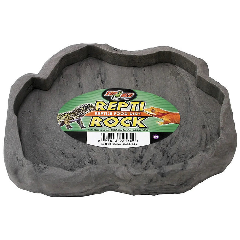 Buy Zoo Med Repti Rock Feed Dish Small 140 x 125mm (WZD110) Online at £4.19 from Reptile Centre