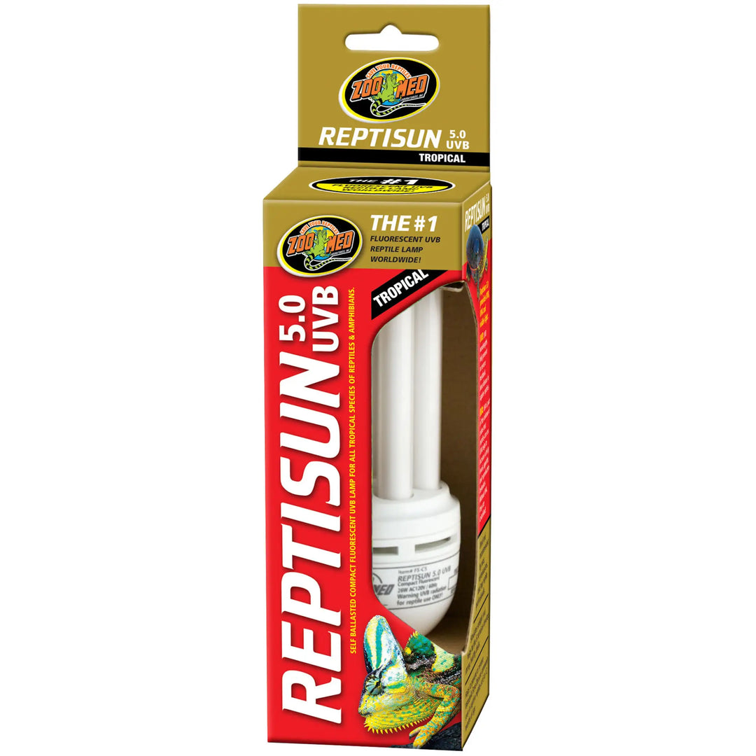Buy Zoo Med ReptiSun 5.0 Compact UVB (LZT050) Online at £23.49 from Reptile Centre