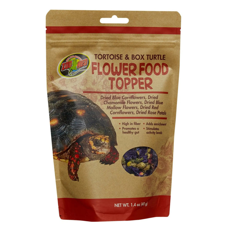 Buy Zoo Med Tortoise Flower Food Topper 40g (FZF201) Online at £6.09 from Reptile Centre