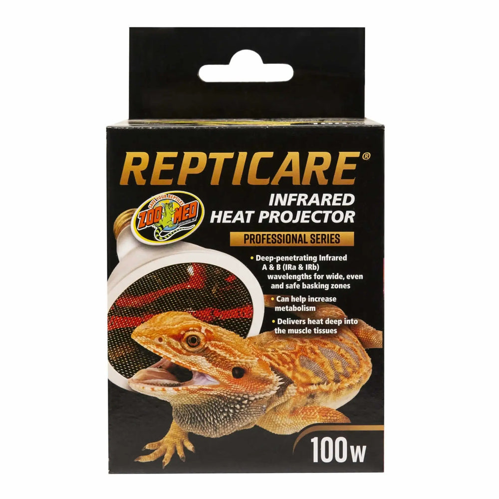 Buy ZooMed Repticare Infrared Heat Projector (HZH100) Online at £29.59 from Reptile Centre