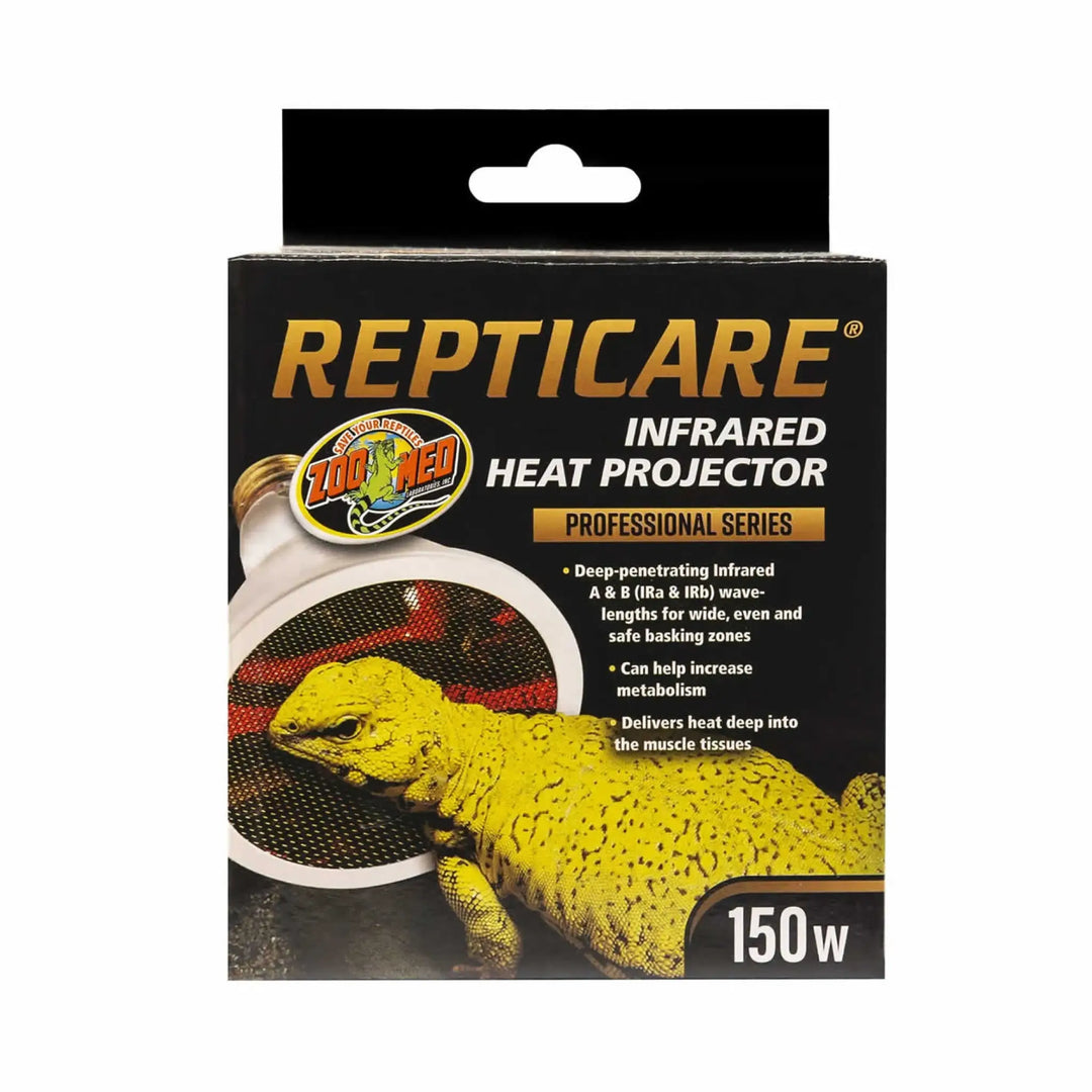 Buy ZooMed Repticare Infrared Heat Projector (HZH150) Online at £33.59 from Reptile Centre